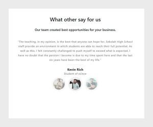 Download simple clean bootstrap testimonial slider