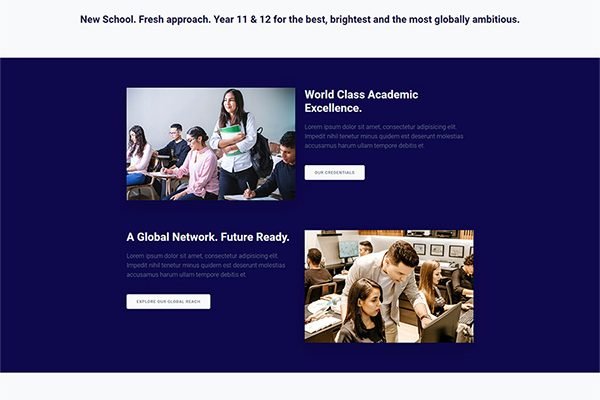 Download free responsive school website template
