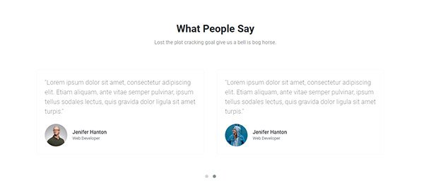Feedback clients bootstrap snipp with slider