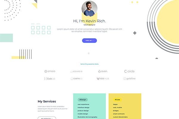 Free Portfolio Template Made With Bootstrap HTML CSS