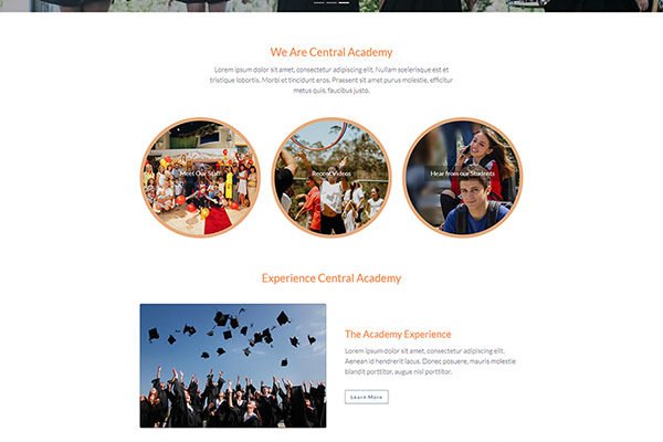 Free New Modern School, Institute or College Web Template