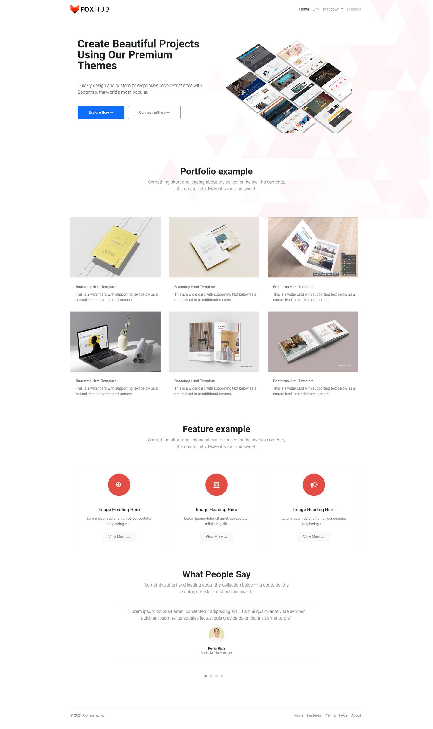 bootstrap template
