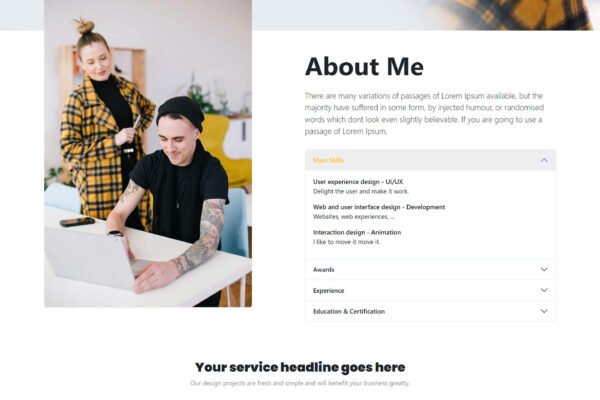 Bounce – Free portfolio template made by bootstrap