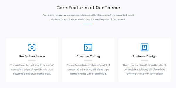 Bootstrap service snipp with three service box and hover effect
